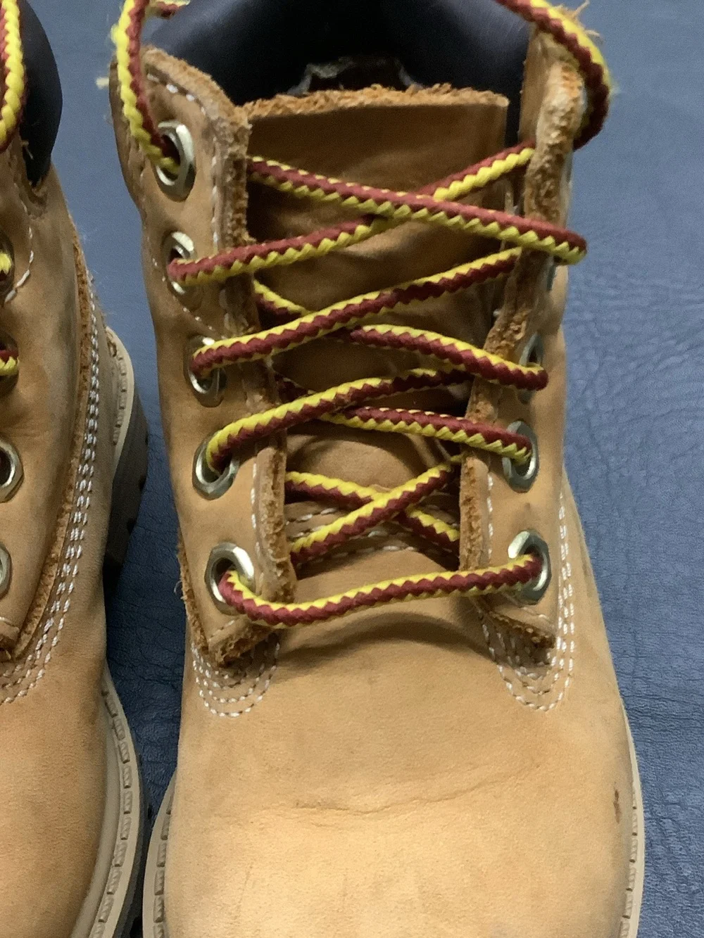 Timberland Kids Wheat/Tan Lace-Up Rugged Boots